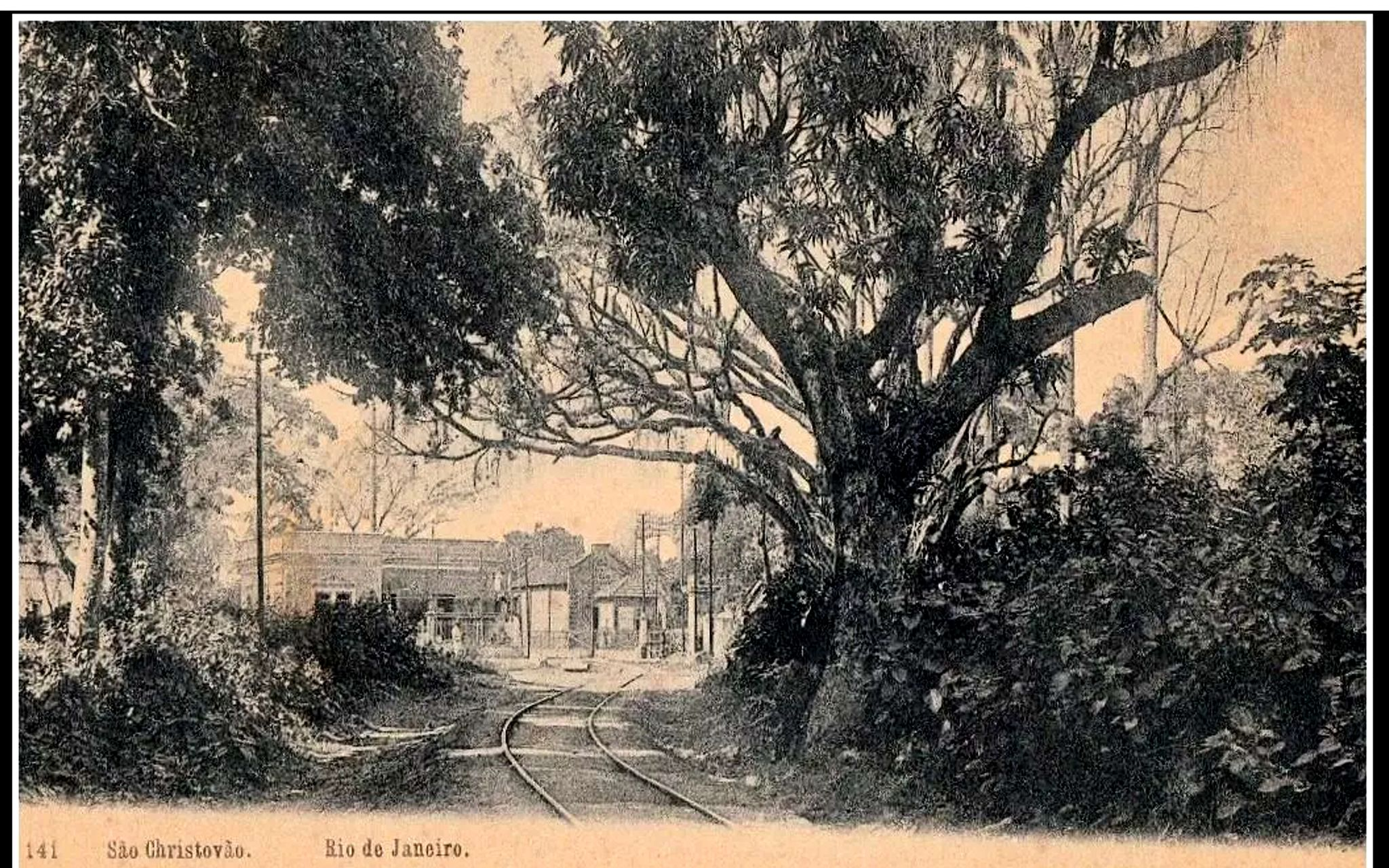 Estação São Cristóvão e Estrada de Ferro Melhoramentos do Brasil (1904*)