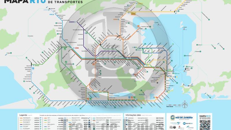 Mapa Rio Metropolitano de Transportes