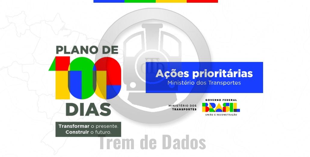 Plano de 100 dias – Ministério dos Transportes (2023)
