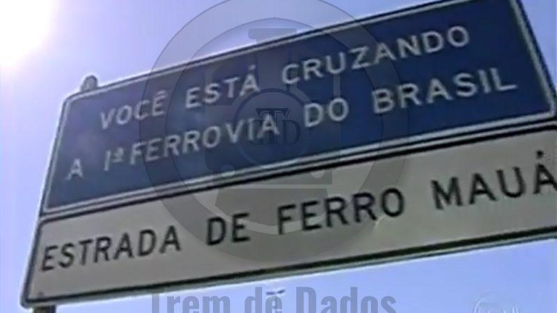 Jornal Nacional: abandono da Estrada de Ferro Mauá