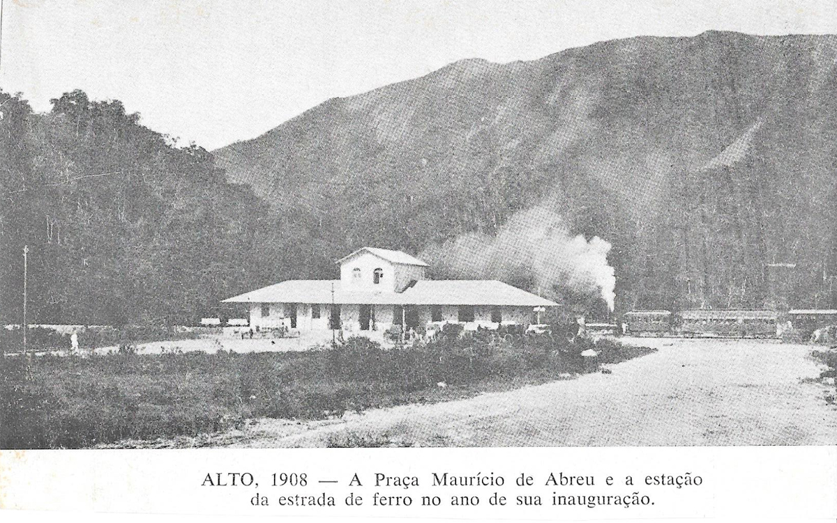 Inauguração da estação Alto de Teresópolis (1908)