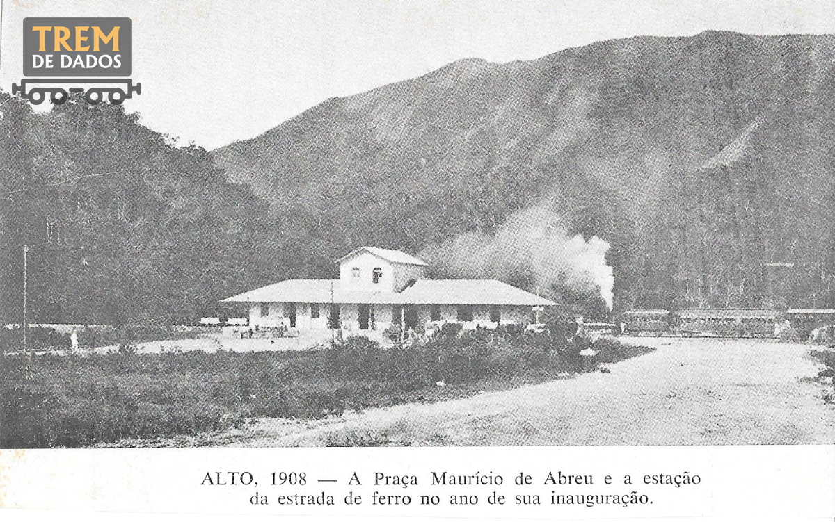 Inauguração da estação Alto de Teresópolis (1908)