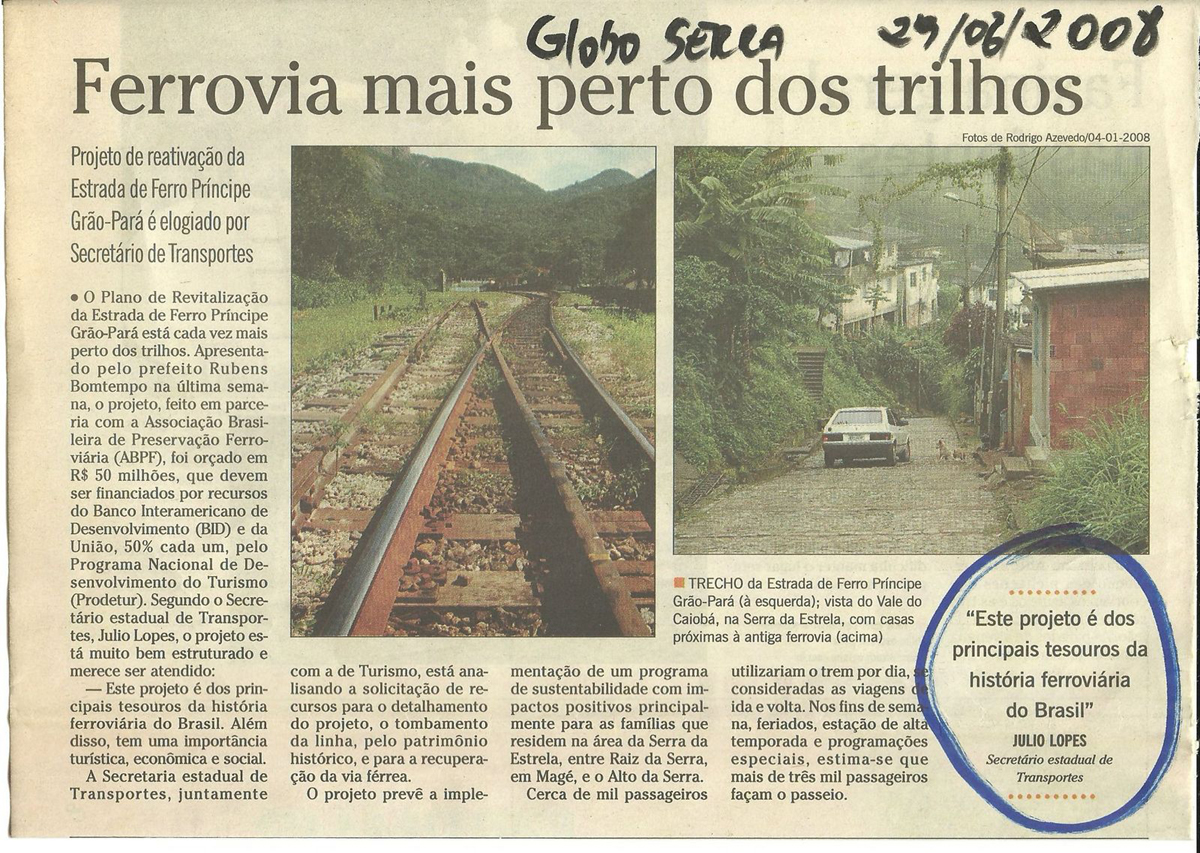 Ferrovia mais perto dos trilhos