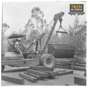 Usina de dormentes na Fazenda União