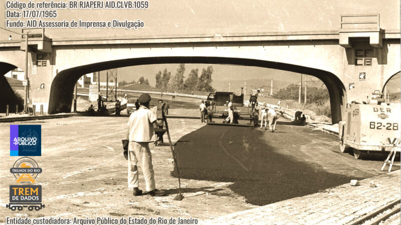 Aspectos do viaduto de Benfica (1965)