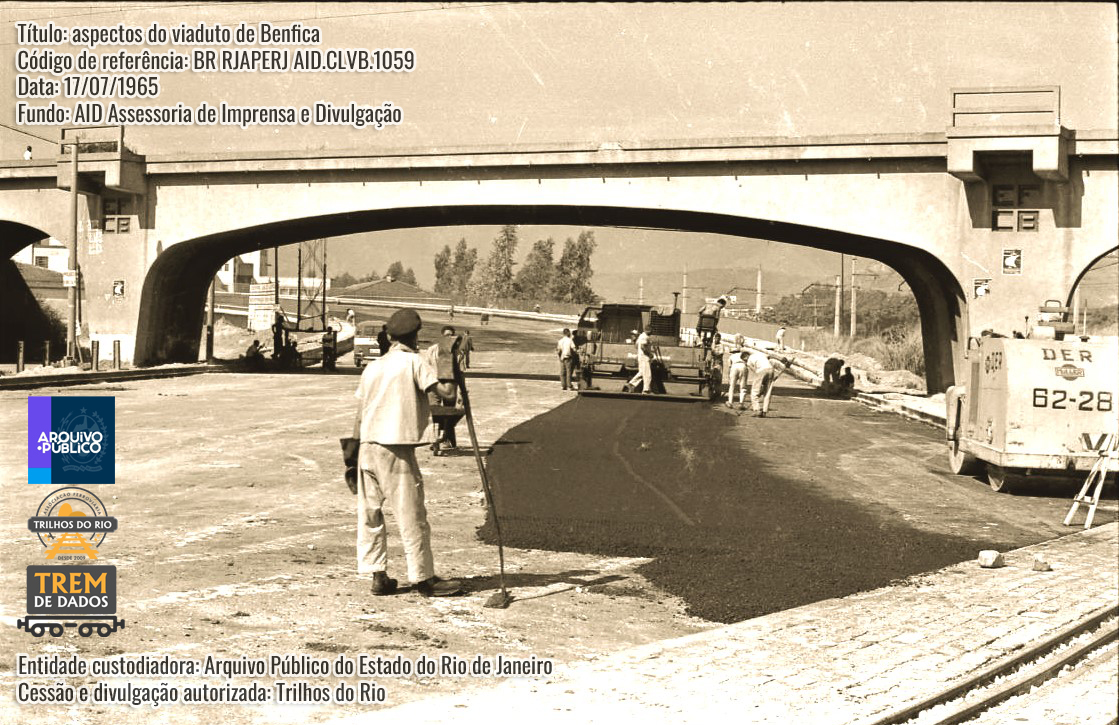 Aspectos do viaduto de Benfica (1965)