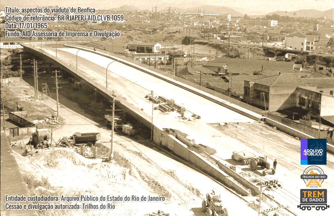 Aspectos do viaduto de Benfica (1965)