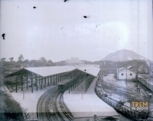 Pátio da estação Santana do Maruí