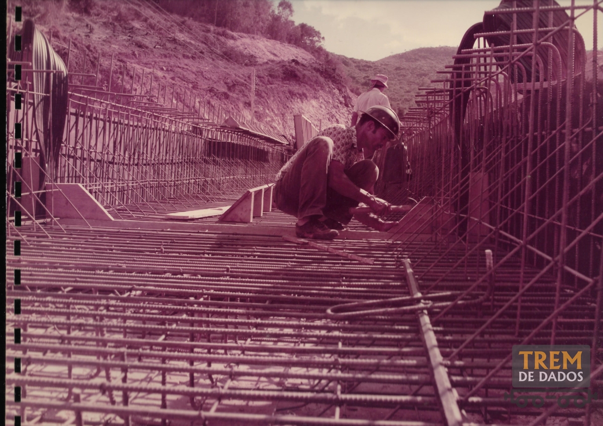 Obras da Ferrovia do Aço