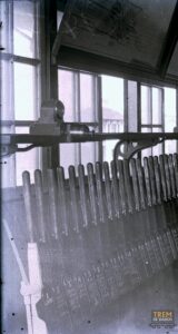 Alavancas da cabine da estação Barão de Mauá