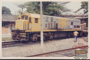 Manobra de locomotiva U-20C no Arará (1997)