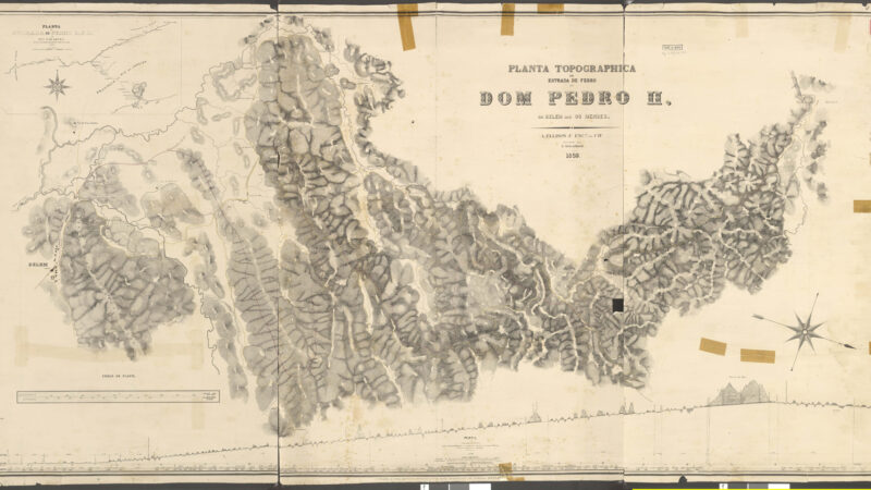 Planta Topográfica da Estrada de Ferro Dom Pedro II (1859)