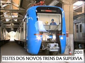 Testes dos novos trens chineses da Supervia (2011)