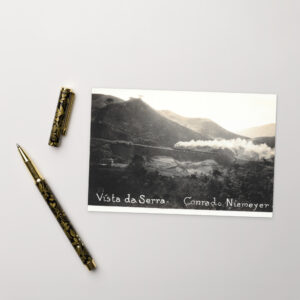 Cartão Postal - Trem em Conrado Niemeyer (Francisco Fragoso)