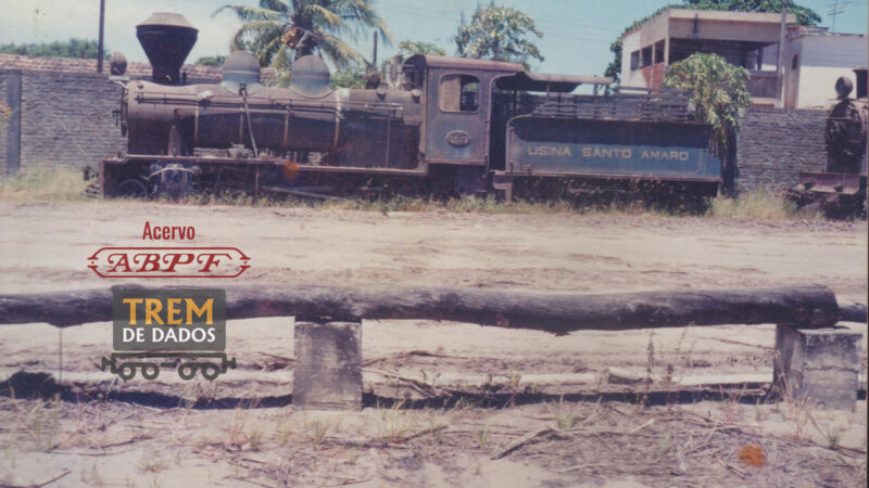 Locomotiva 221 na Usina Santo Amaro-RJ