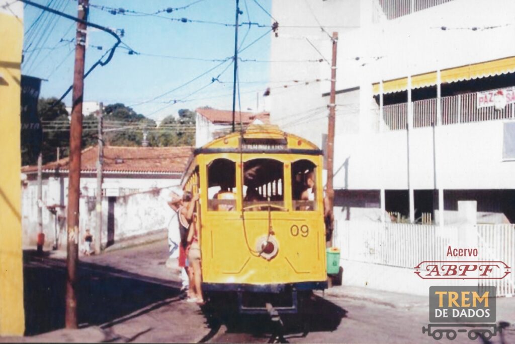 Bonde 09 com destino Paula Matos - Acervo ABPF-RJ