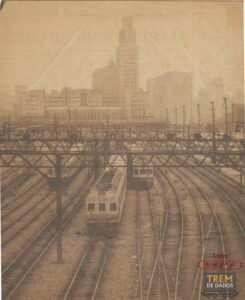 TUEs no pátio da estação Dom Pedro II / Central do Brasil - ABPF-RJ