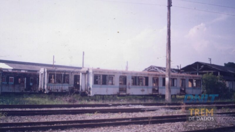 Pátio da estação de cargas e oficinas de Praia Formosa