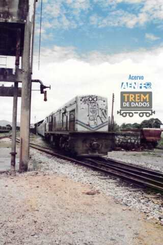 Trem com locomotiva #2354 em Visconde de Itaboraí – RJ (1996)