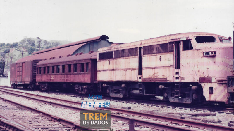 Locomotiva ALCO FA-1 “Biriba” e Carro do trem Cruzeiro do Sul (1993)