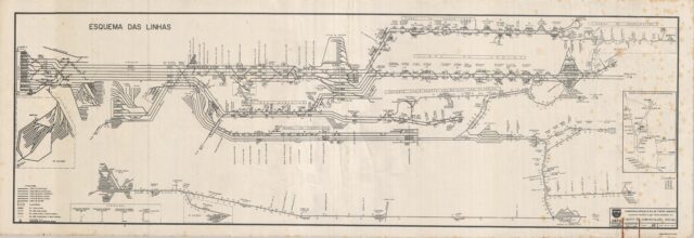 Diagrama de linhas da CBTU – Rio de Janeiro (1979)