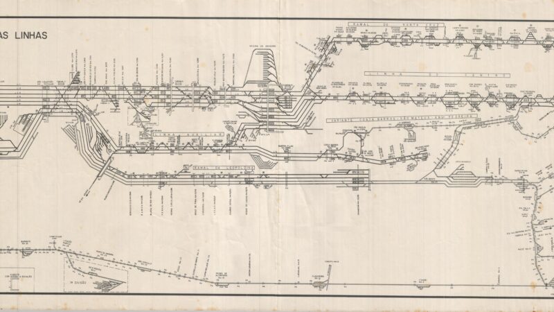 Diagrama de linhas da CBTU – Rio de Janeiro (1979)