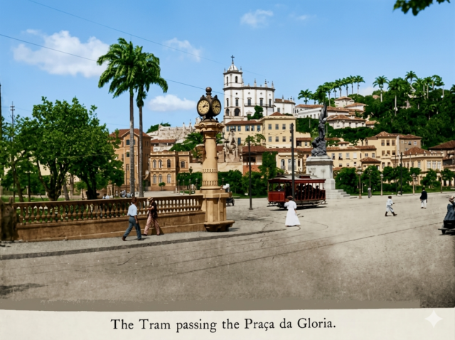 Relógio da Glória e Bonde