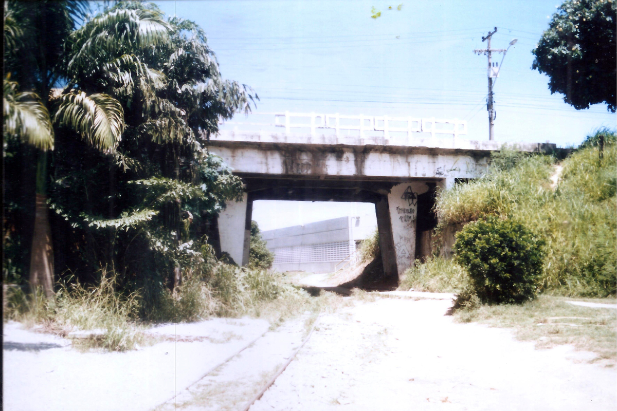 Viaduto da Rodovia Amaral Peixoto sobre o Ramal de Imbetiba, em Macaé