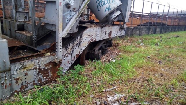 Subestação Móvel de energia, desativada em Deodoro - Imagem: Rogério Horácio