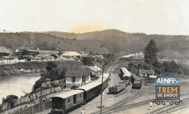 Pátio da estação Soledade de Minas (1936)
