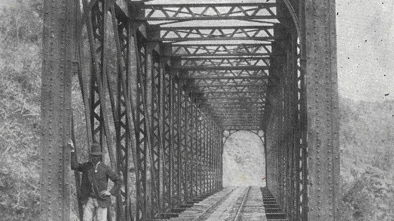 Ponte ferroviária em Minas Gerais (1913)