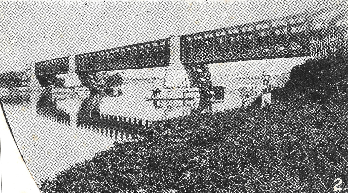 Ponte ferroviária em Cachoeira Paulista-SP (1913)
