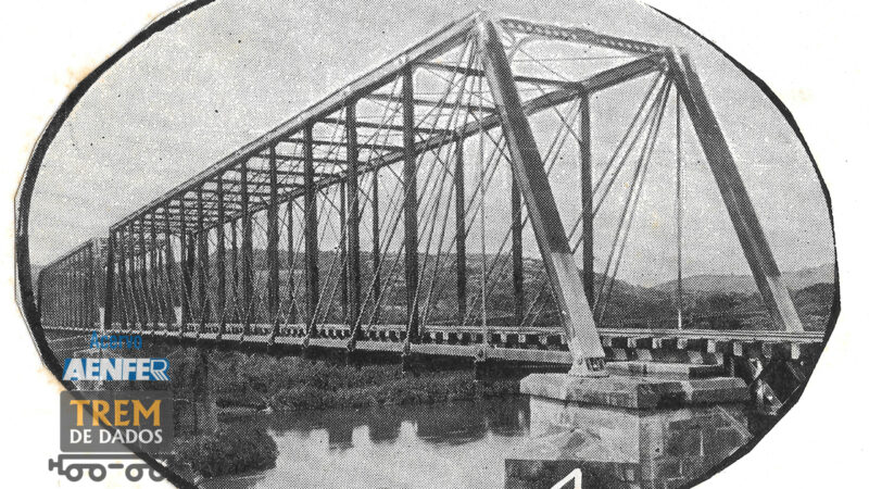 Ponte ferroviária no Ramal de São Paulo da EFCB (1913)