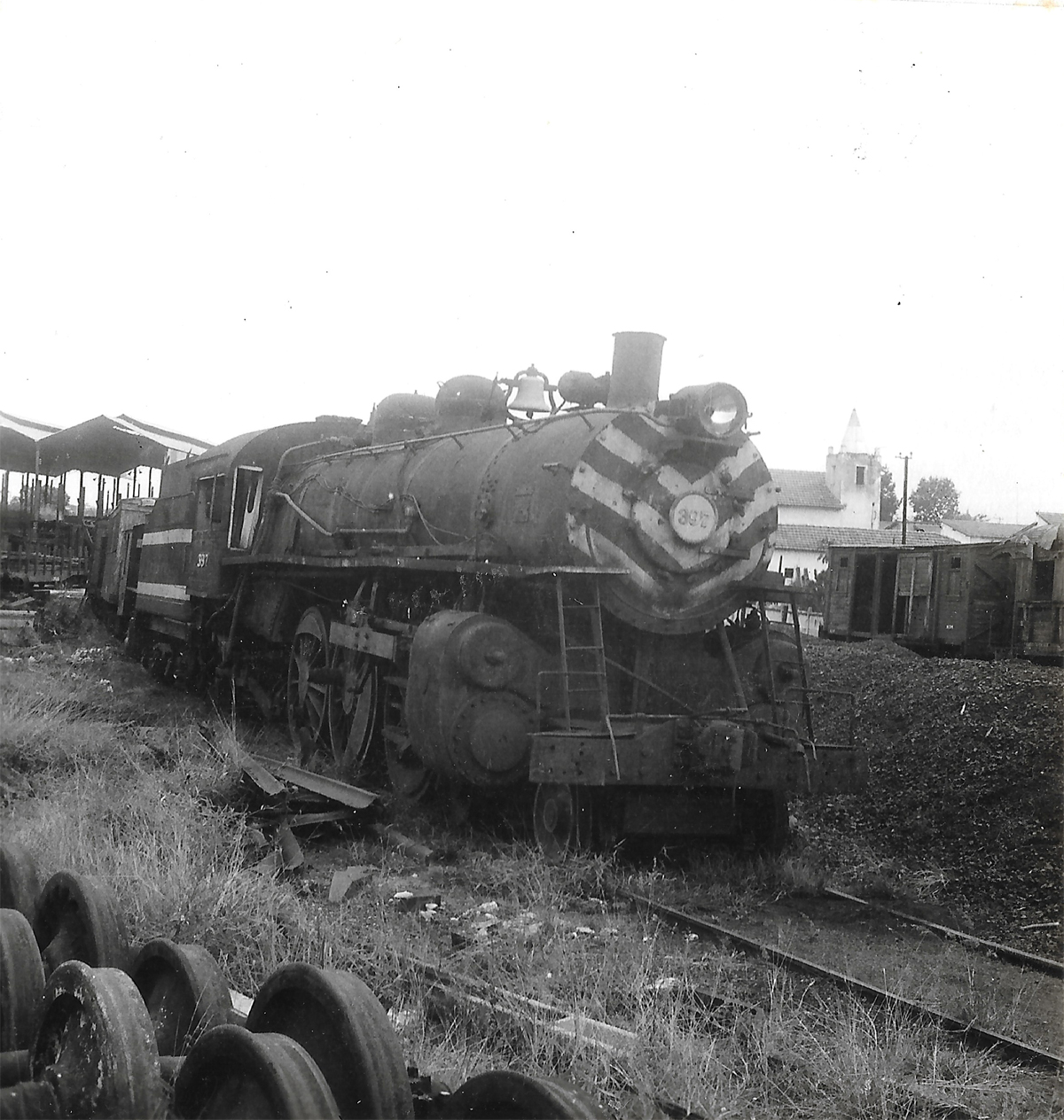 Locomotiva a vapor número 397 da EFCB (1972)