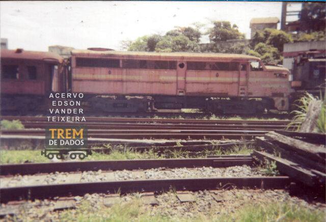Locomotiva ALCO FA-1 na estação Marítima da Gamboa