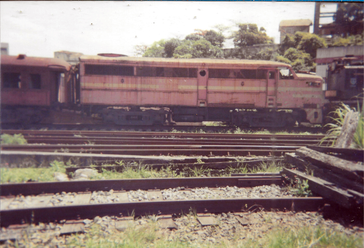 Locomotiva ALCO FA-1 na estação Marítima da Gamboa