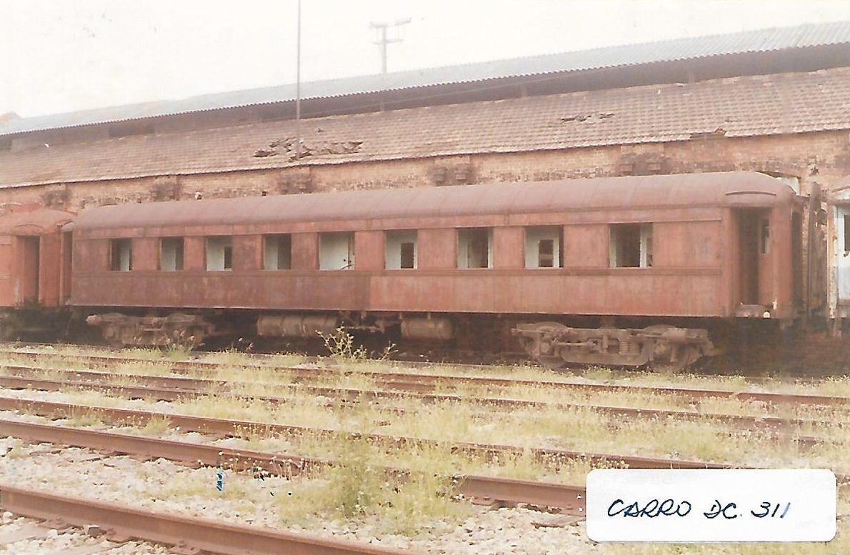 Carro do Trem Cruzeiro do Sul em Marítima