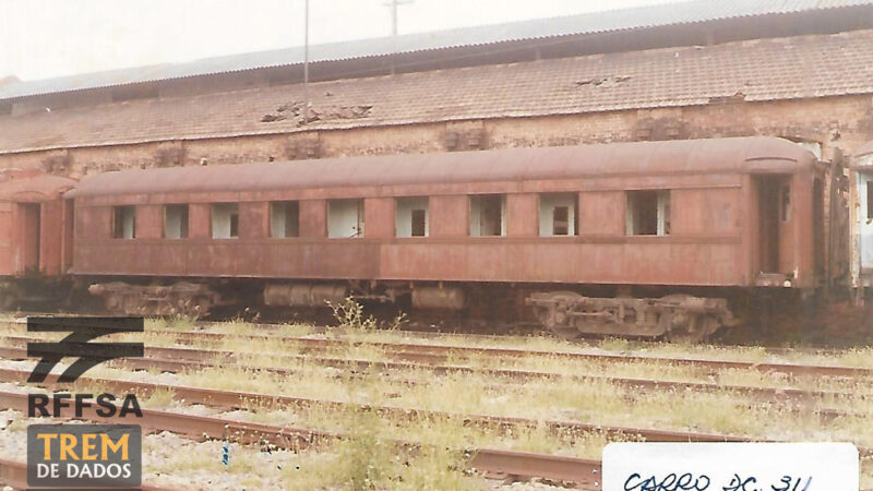 Carro do Trem Cruzeiro do Sul em Marítima