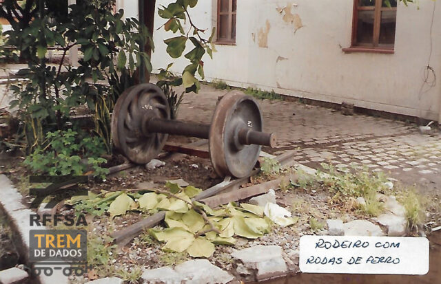 Rodeiro ferroviário encontrado em Marítima