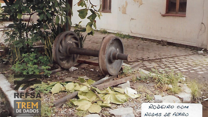 Rodeiro ferroviário encontrado em Marítima